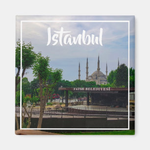 Íman Arquitetura Turca de Istambul Cityscape Street