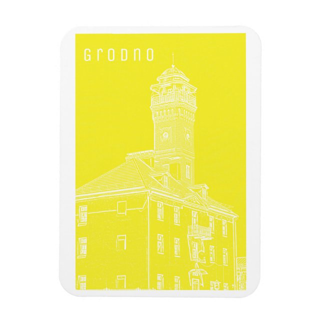 Íman Arquiteturas de Grodno Belarus Visualizam Torre de (Vertical)