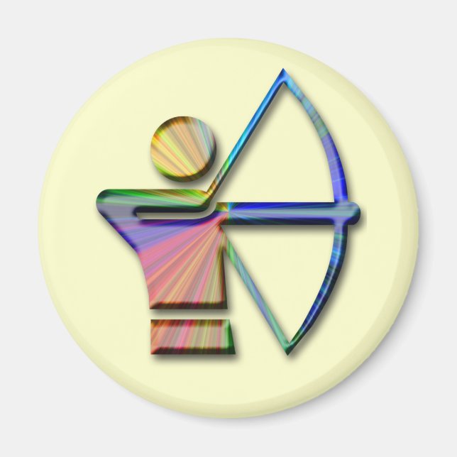 Íman Arquivador com Arco e Seta (Frente)