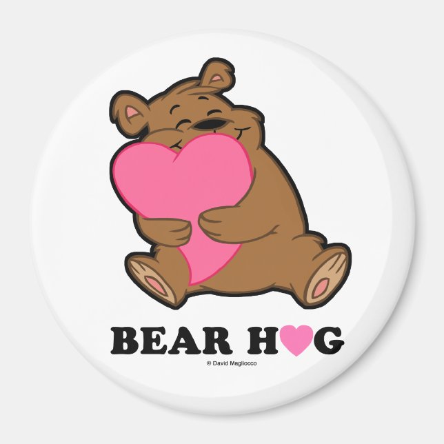 Íman Arranhões De Abraço De Urso (Frente)