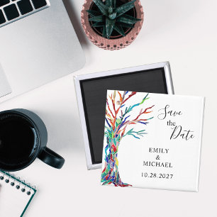 Íman Arranjo Da Árvore Arco-Íris Salva O Ímã De Dat