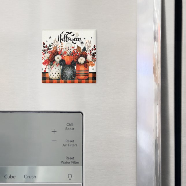 Íman Arranjo de Halloween com Abóboras (In Situ (Fridge))
