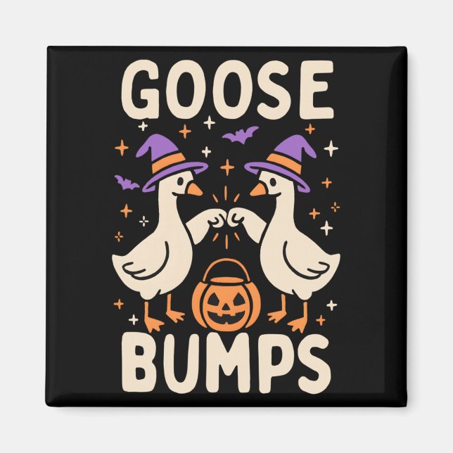 Íman Arrepios Goosebumps Halloween Meme Boba Divertida  (Frente)