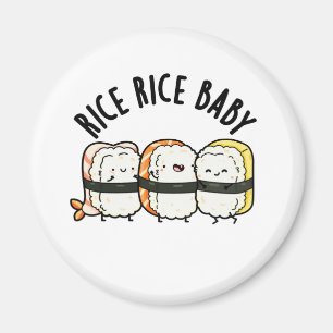 Íman Arroz Arroz Bebê Engraçado Sushi Comida Pun