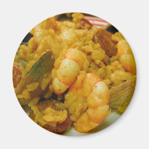 Íman Arroz das salsichas dos moluscos do camarão do