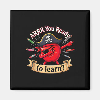 Íman Arrr pronto pirata engraçado de volta à escola pro