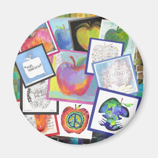 Íman Art Apple Collage