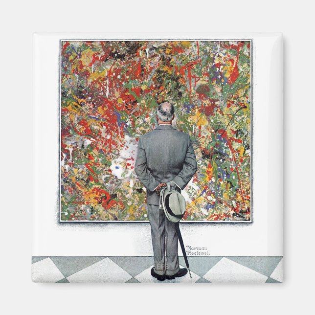 Íman Art Connoisseur de Norman Rockwell (Frente)