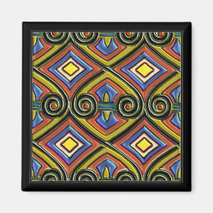 Íman Art Deco Does Persia (Multi-Color)