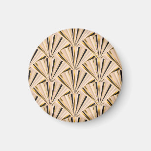 Íman Art Deco Scales: Glamor geométrico do Ouro