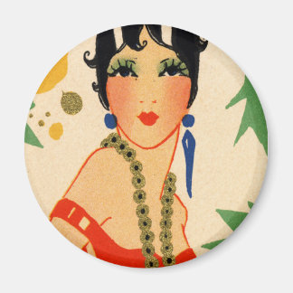 Íman Art Deco Vamp, Flapper de 1920