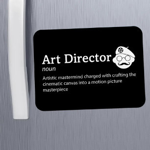 Íman Art Diretor Definition - Film Artist 3" x 4" Flex
