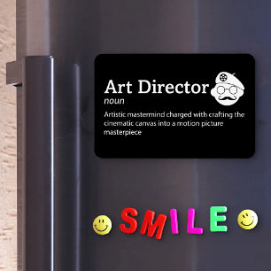 Íman Art Diretor Definition - Film Crew 4" x 6" Flex