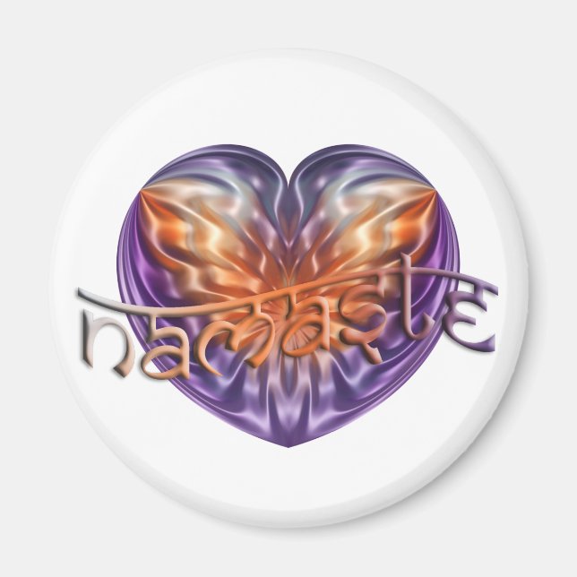 Íman ART Heart NAMASTE (Frente)