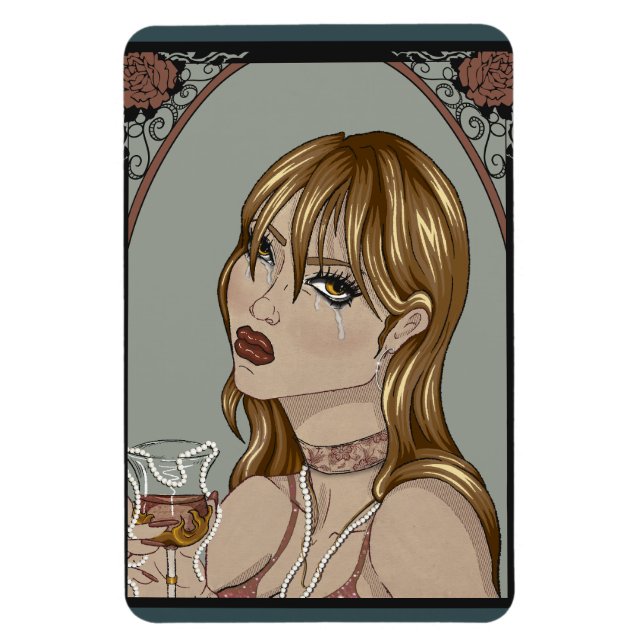 Íman Art Nouveau (Vertical)