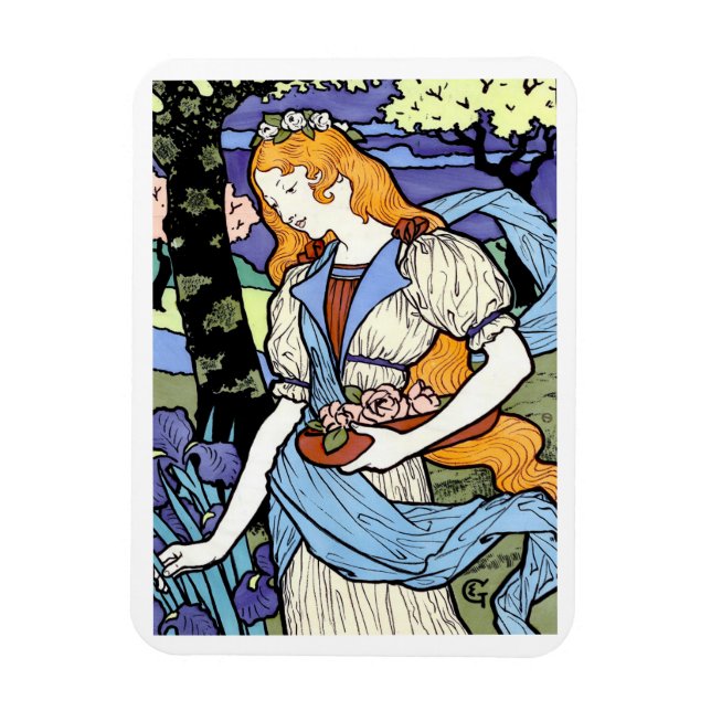 Íman Art Nouveau (Vertical)