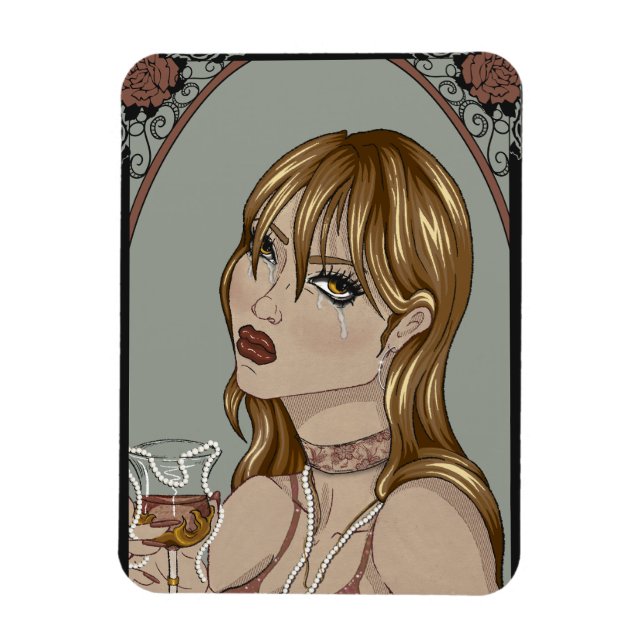 Íman Art Nouveau (Vertical)