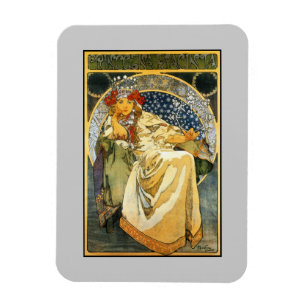 Íman Art Nouveau Alfons Mucha Princess Hyacinth