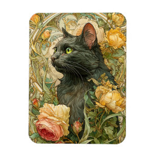Íman Art Nouveau Cat