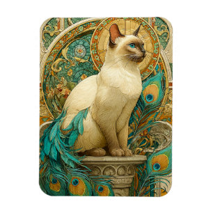 Íman Art Nouveau Cat
