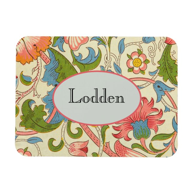 Íman Art nouveau lodden pattern - William Morris (Horizontal)