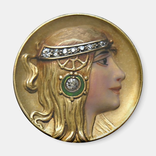 Íman Art Nouveau Medallion (Frente)