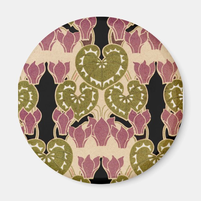 Íman Art Nouveau padrão nº 4 (Frente)