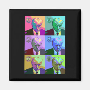 Íman Art Trump Mugshot