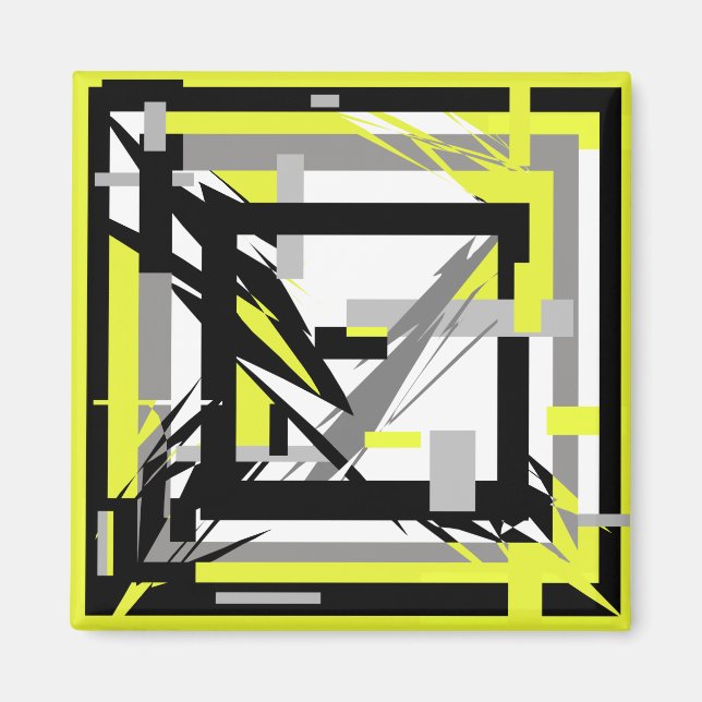 Íman Arte abstrata (Frente)