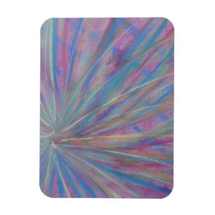 Íman Arte abstrata colorida única P36