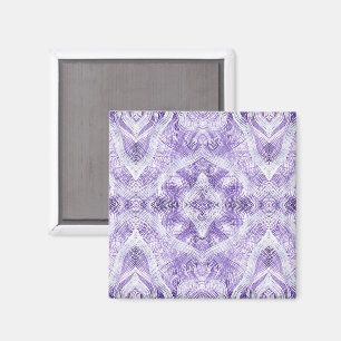 Íman Arte Abstrata em Aquarela Roxo Claro Sombra