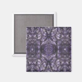 Íman Arte abstrata em aquarela roxo escuro em corredore