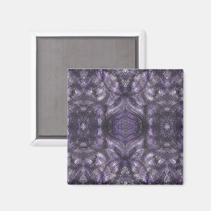 Íman Arte abstrata em aquarela roxo escuro em corredore