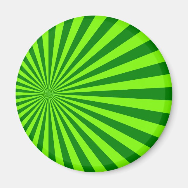 Íman Arte Abstrato verde e Limão esfolada (Frente)