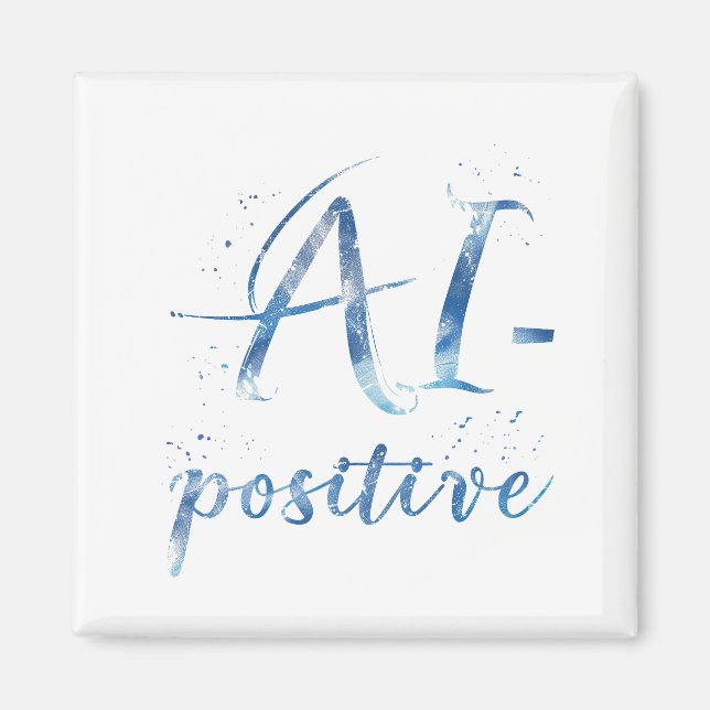 Íman Arte AI-Positive Text (Frente)