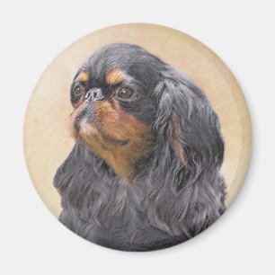 Íman Arte Animal Original Pintura Inglesa Toy Spaniel