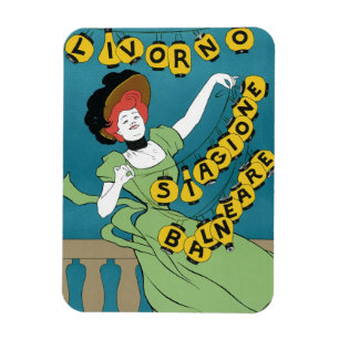 Íman Arte Antiga Arte Nova, Senorita Livorno Dançando