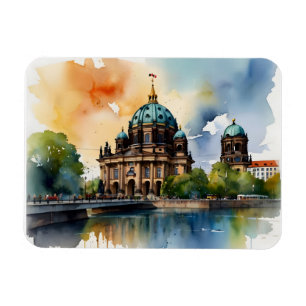Íman Arte aquarela de Berlim