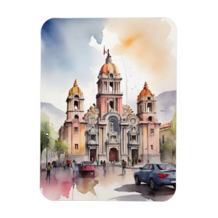 Íman Arte aquarela do México