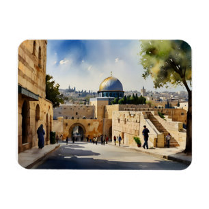 Íman Arte aquosa de Jerusalém Israel