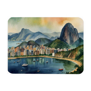 Íman Arte aquosa do Rio de Janeiro
