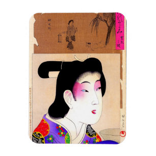 Íman Arte clássica japonesa oriental legal da senhora