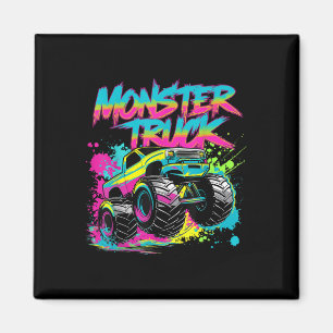 Íman Arte Colorida de Grafite de Caminhão Monstro