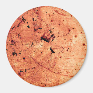 Íman Arte contemporânea abstrato laranja