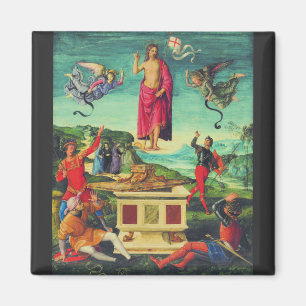 Íman Arte da Ressurreição de Jesus Cristo por Raphael