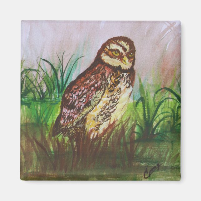 Íman Arte de Aquarela Encantada (Frente)