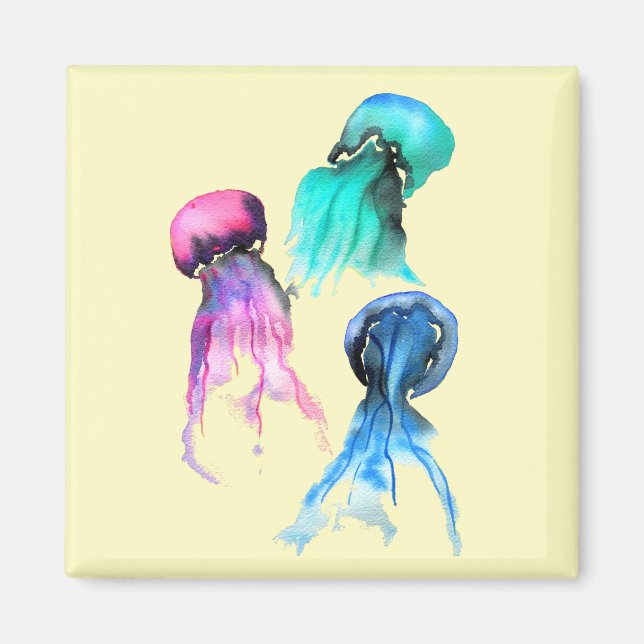 Íman Arte de aquarelas cegas (Frente)