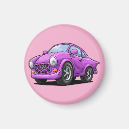 Íman Arte de Automóvel Roxa Extremamente Curvada