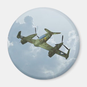 Íman Arte de Aviação Militar de Vôo de Warbird Vintage