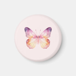 Íman Arte de Borboleta em Aquarela